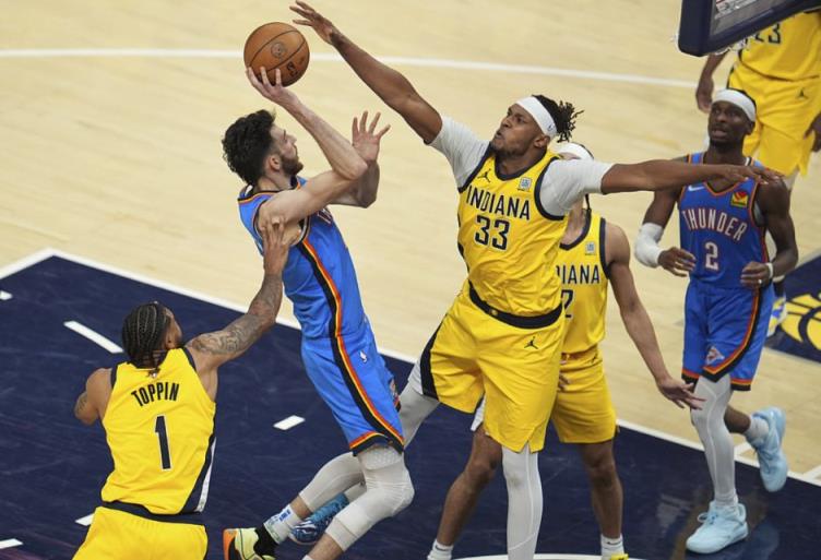 NBA總決賽G5步行者vs雷霆比分預(yù)測：天王山之戰(zhàn)誰能笑到最后？