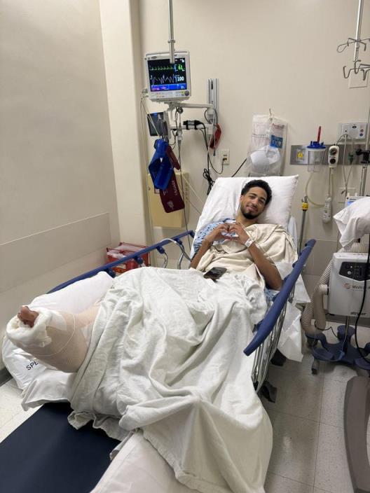 手術(shù)成功！哈利伯頓深情自白：即使跟腱撕裂也不后悔！