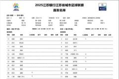 蘇超對決！南京vs蘇州：三名職業(yè)球員先發(fā)，蘇州青春風暴來襲