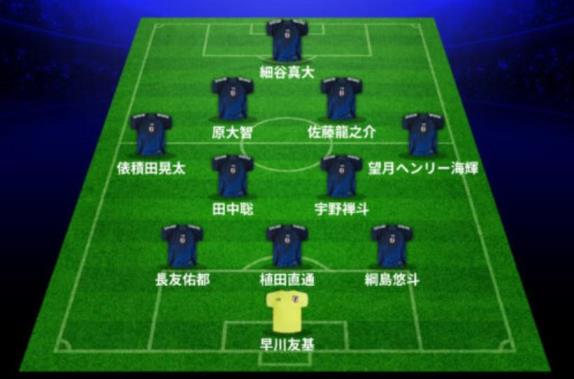 日媒：日本隊(duì)采用3-4-2-1陣型，長友佑都擔(dān)任左邊中衛(wèi)，細(xì)谷真大前插