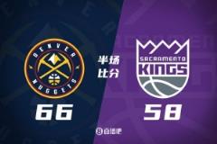 掘金首戰(zhàn)半場領先國王，波特和戈登各得14分