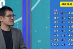 明燈來了！看看楊毅的季后賽預(yù)測：湖人4-2狼 快船4-2掘金