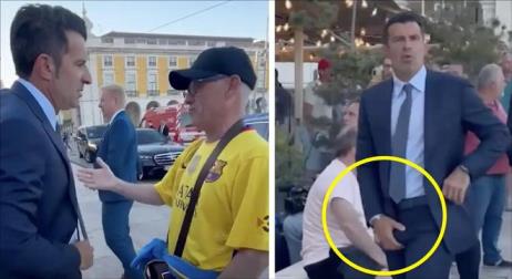 菲戈強(qiáng)勢回應(yīng)球迷“叛徒”稱呼，現(xiàn)場做出不雅動(dòng)作引發(fā)熱議